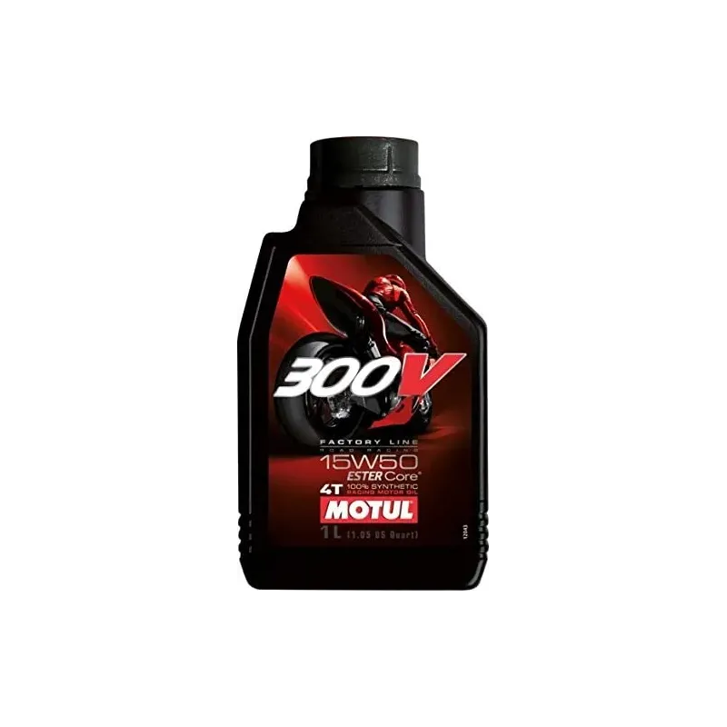 Aceite MOTUL 300V Fl Road Racing 15W50 1L   104125