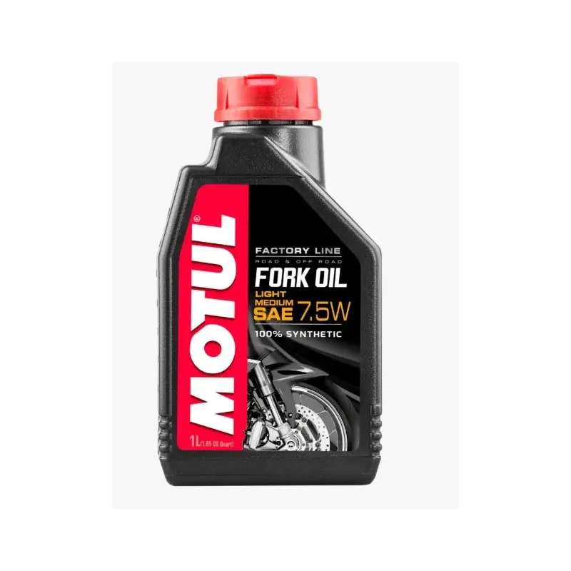 Aceite de horquilla MOTUL FORK OIL FACTORY LINE LIGHT MED 7,5W 1L