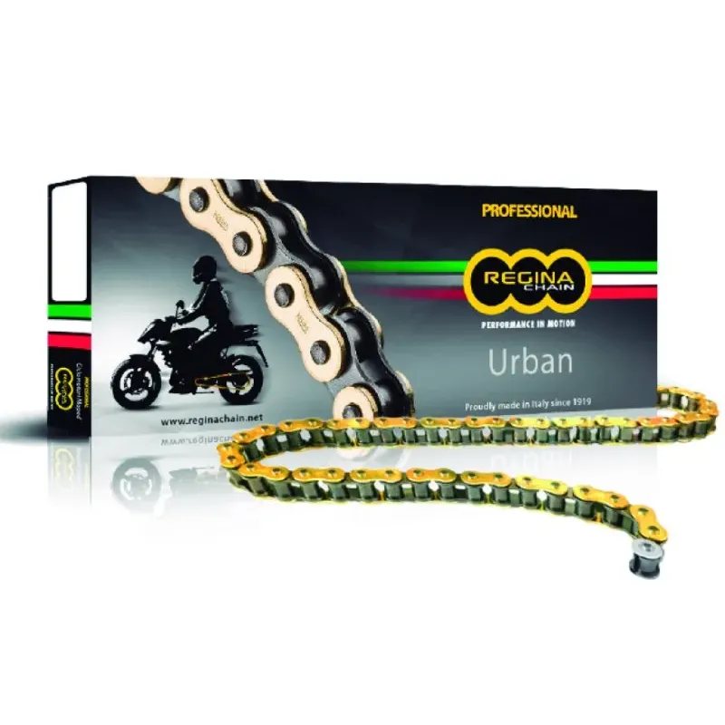 Cadena Regina 420 moto urbana 124OROY 023