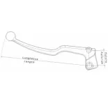 Maneta Izquierda abatible Racing – Fulcro 26 MM Ref.: 6386.60.10.04‑1