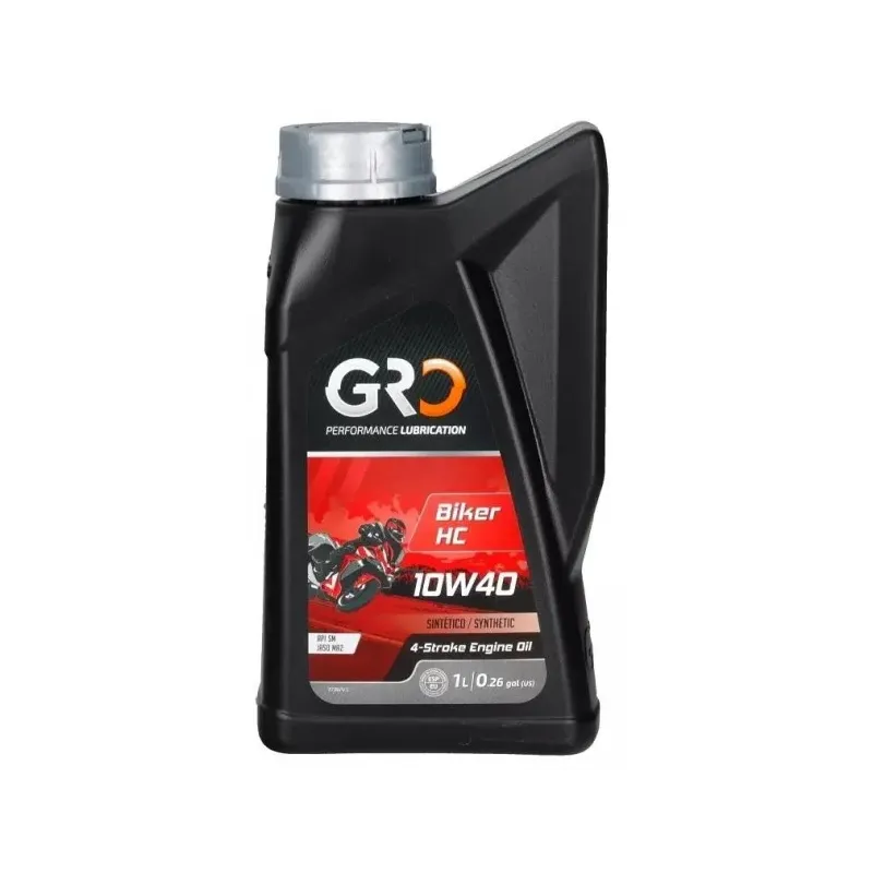 Aceite de motor Sintetico GRO BIKER HC 10W40 9041190