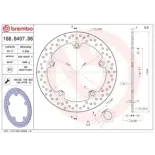 Disco de freno moto Brembo fijo Serie Oro 168B407D6