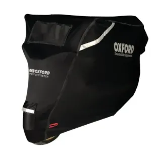 Funda para moto Oxford Protex Stretch Outdoor Premium negro talla M - CV161