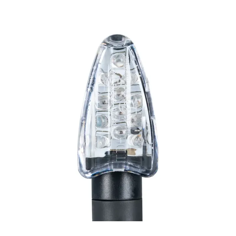 Intermitentes moto LED Oxford Signal 14 – Acrón negro, 12 LED, con resistencias
