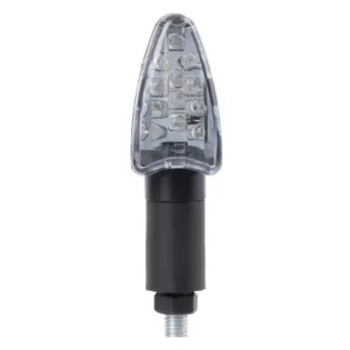 Intermitentes moto LED Oxford Signal 15 – LED, cuerpo negro mate, con resistencias (juego)