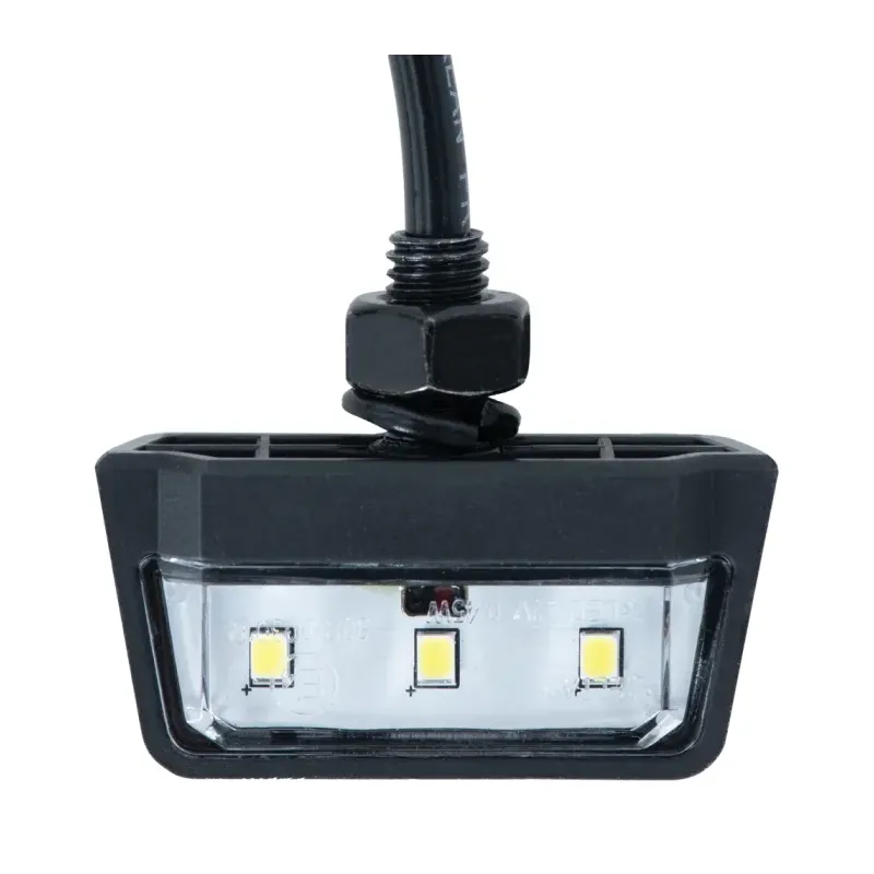 Luz de matrícula moto Oxford Halo LED – 3 LEDs, E-Mark, impermeable