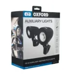 Luces auxiliares Moto Oxford LED 2 300 lúmenes – Kit completo para aventura