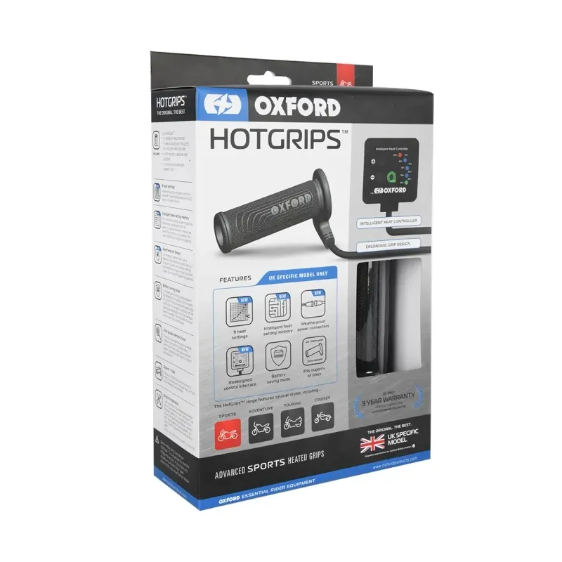 Puños calefactables Oxford Advanced Sport UK SPECIFIC - EL690UK