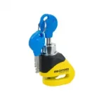 Candado de disco Oxford XD5 amarillo/negro - LK205