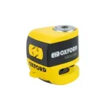 Candado de disco Oxford Micro X45 con alarma amarillo/negro - LK213