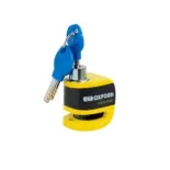 Candado de disco Oxford Micro X45 con alarma amarillo/negro - LK213