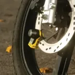 Candado de disco Oxford Mini T amarillo - LK291