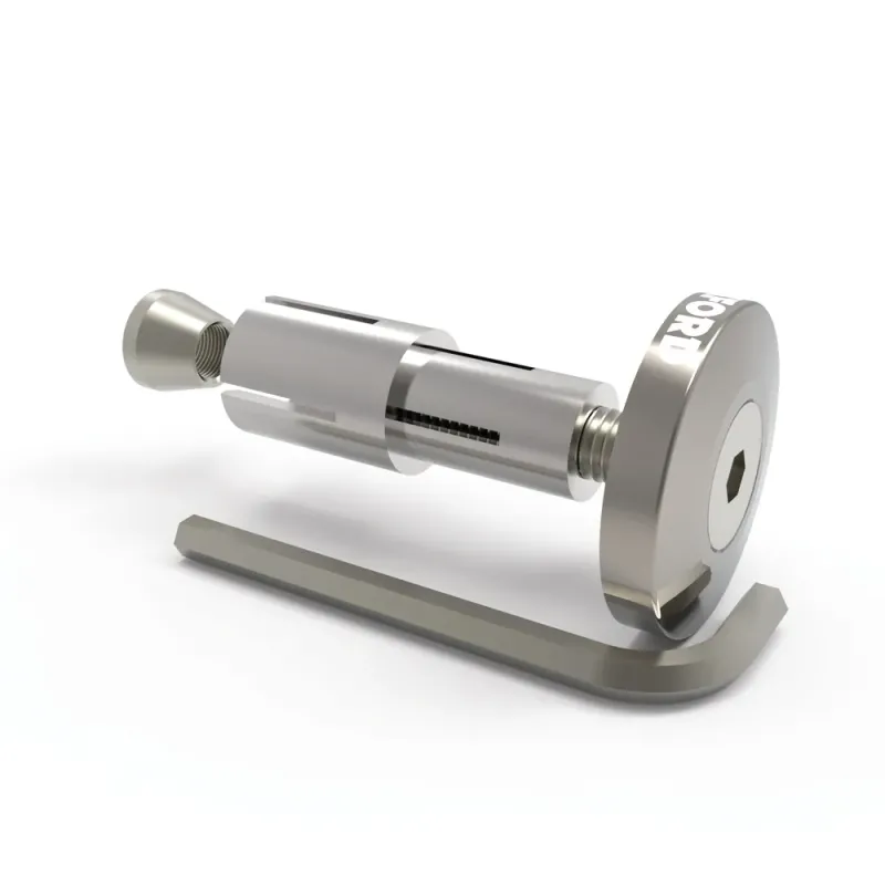 Contrapesos de manillar Oxford BarEnds 2 color plata OX594