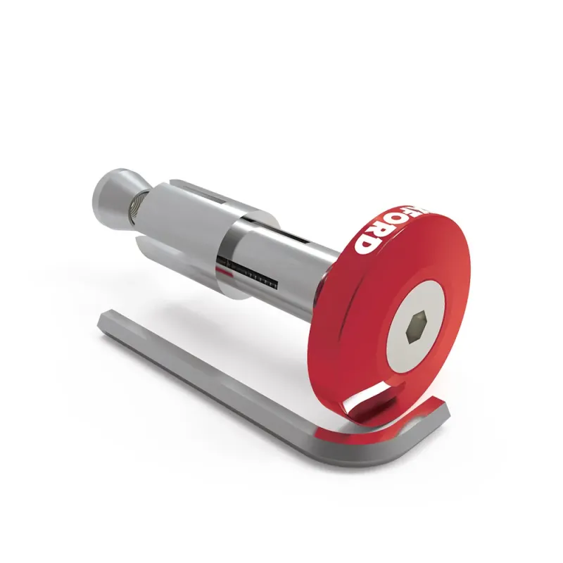 Contrapesos de manillar Oxford Bar Ends 2 color rojo OX595