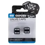 Tapones de válvula Oxford Lucky Dice – aleación CNC anodizada, pareja