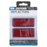 Par de reflectores autoadhesivos Oxford rectangulares OX804  catadióptrico