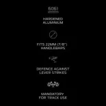 Protector de maneta racing  en aluminio Oxford Lever Guard Pro 