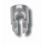Tope cable metálico de aluminio Domino 0618.02.725