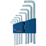 Juego de 9 llaves  Torx (acodadas) Bosch Profesional  1600A01TH4