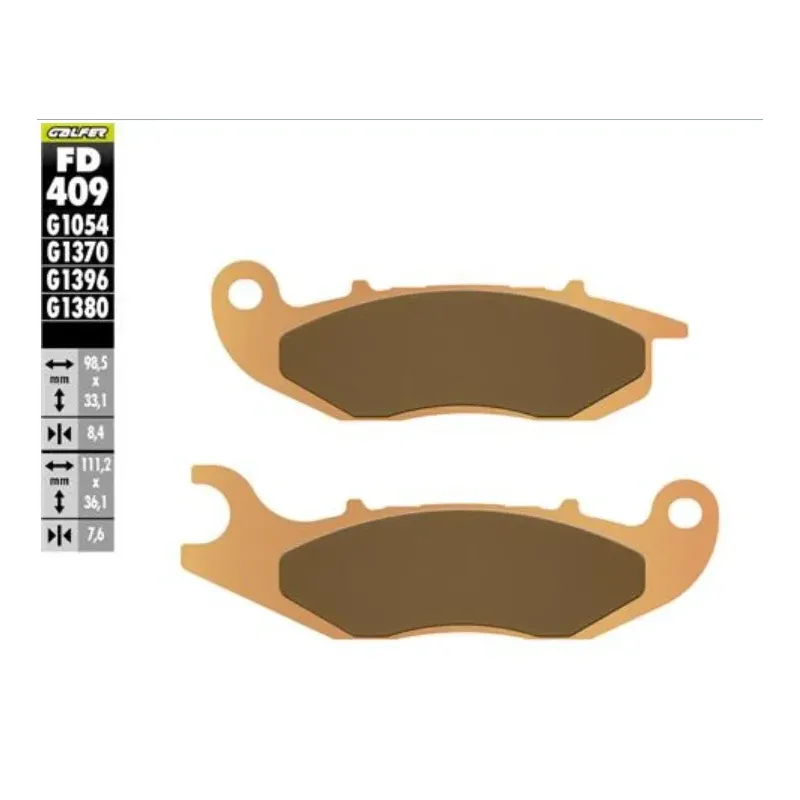 Pastillas de freno Galfer Sinter FD409G1370 