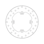 Disco de freno moto Brembo fijo Serie Oro 68B40766