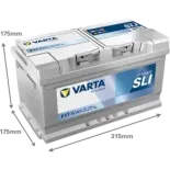 VARTA 580406074K262 Batería de arranque