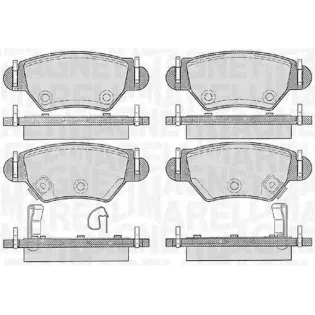 MAGNETI MARELLI 363916060357 Juego de pastillas de freno