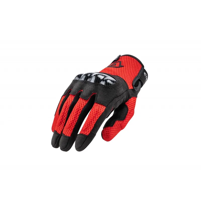 Guantes Acerbis Ramsey MY Vented negro y rojo 0023478.110