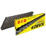 Cadena DID 428 VX 148 pasos color acero cierre clip - 28021485F