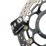 Candado de disco con alarma Oxford Alpha XA14 Negro/Negro - LK218