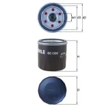 Filtro de aceite MAHLE OC1566