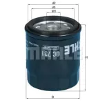 Filtro de aceite MAHLE OC731