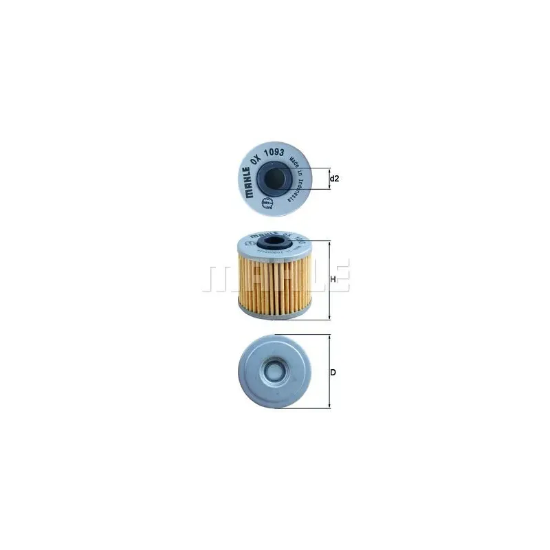 Filtro de Aceite Mahle OX1093 – Máxima protección para tu moto