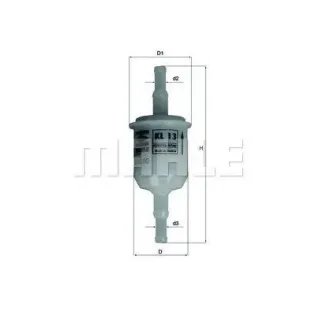Filtro de gasolina MAHLE para tuberia