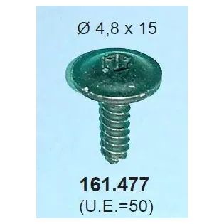 Tornillo rosca chapa 4,8x 15 torx