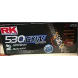 Cadena para moto RK 530 GXW XW-RING azul 120 pasos BB530ZXW120