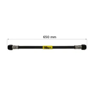 Tubo latiguillo carbono 650 mm negro Fren Tubo A09C0650 – Línea de freno moto Carbotech
