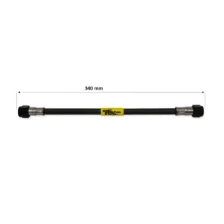 Tubo latiguillo carbono 340 mm negro Fren Tubo A09C0340 – Línea de freno moto Carbotech