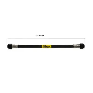 Tubo latiguillo carbono 575 mm negro Fren Tubo A09C0575 – Línea de freno moto Carbotech