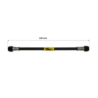 Tubo latiguillo carbono 140 mm negro Fren Tubo A09C0140 – Línea de freno moto Carbotech