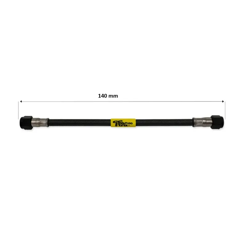 Tubo latiguillo carbono 140 mm negro Fren Tubo A09C0140 – Línea de freno moto Carbotech