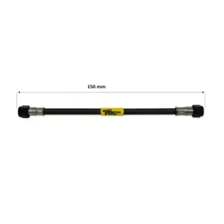 Tubo latiguillo carbono 150 mm negro Fren Tubo A09C0150 – Línea de freno moto Carbotech