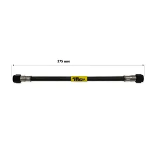 Tubo latiguillo carbono 375 mm negro Fren Tubo A09C0375 – Línea de freno moto Carbotech