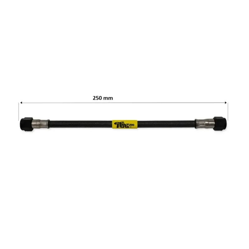 Tubo latiguillo carbono 250 mm negro Fren Tubo A09C0250 – Línea de freno moto Carbotech