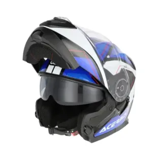 Casco Acerbis Serel 22-06 azul y blanco 0025201.245
