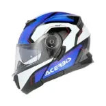 Casco Acerbis Serel 22-06 azul y blanco 0025201.245
