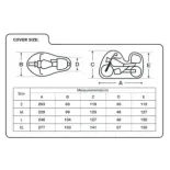 Funda para moto Oxford Aquatex Topbox talla XL - CV207