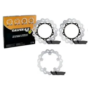 Kit freno delantero + trasero Galfer KG8163F BMW C 600 Sport / C 650 discos Wave