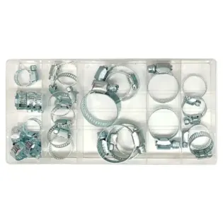 Surtido de abrazaderas Toolhub 9843 para mangueras – 26 piezas