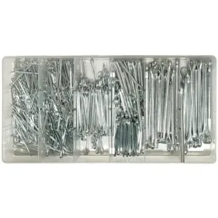 Surtido pasadores de púas (R-clip) Toolhub 9823 – 555 piezas para moto/automóvil